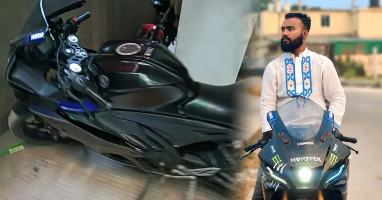 এনসিপি নেতার ছিনতাই হওয়া মোটরসাইকেল